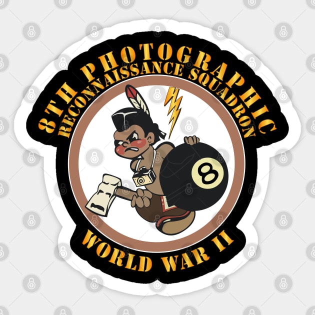 8th Photographic Reconnaissance Squadron - WWII Sticker by twix123844